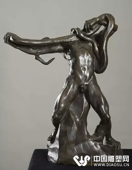 百年难得一睹真容！| 罗丹雕塑《男人与蛇》终重现天日
